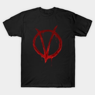 V For Vendetta Sign T-Shirt